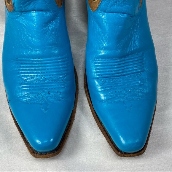 Old West size 8.5 custom painted western boots - Picture 5 of 12